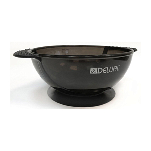 Чаша для краски Dewal Т-18black, черная, с двумя ручками с прорезиненной вставкой 300 мл