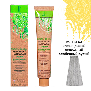 JJ'S PERMANENT HAIRCOLOR CREAM/Перманентная краска д/вол.,тон 12.11 SLАА нас.пепел.особеннорус,100мл