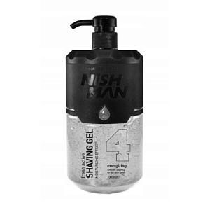 Гель для бритья NISHMAN 04 Shaving gel прозрачный 1000 мл