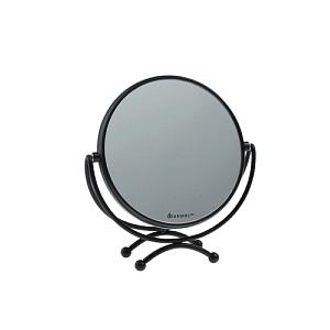 Зеркало MR-320black Dewal, в черной оправе, пластик/металл, (размер 118.5*19 см)