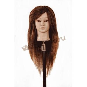 Голова манекен  Луиза R003-24 100% натральные волосы Длина-55-60см