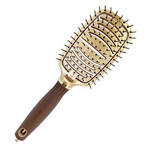 OG ID2072/BR-NT1PC-FLPRO Щетка EXPERT CARE FLEX Nylon Bristles Gold&Brown 